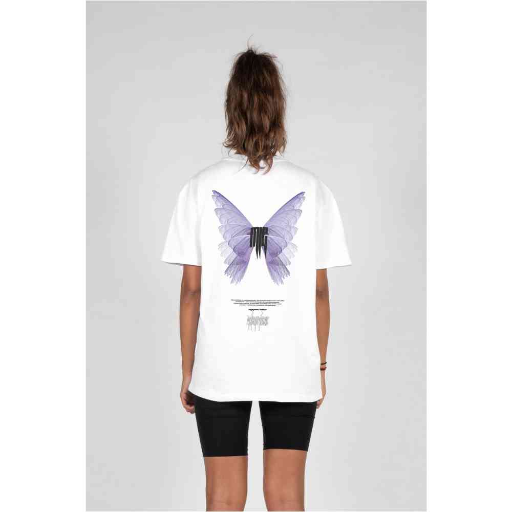 MJ GONZALES - Metamorphose V.2 X Heavy Oversized Dames Tshirt - Wit